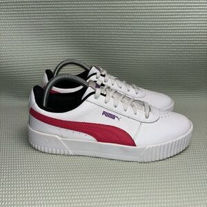 Puma Carina Soft Foam+ Platform Shoes Sneakers Women’s Size 10 White Pink